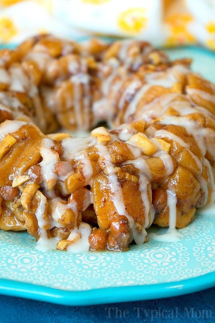instant pot caramel apple monkey bread 5