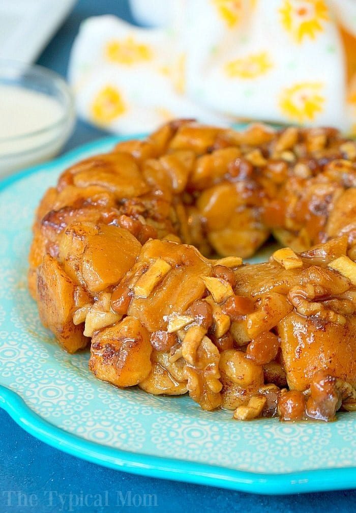 instant pot caramel apple monkey bread 2