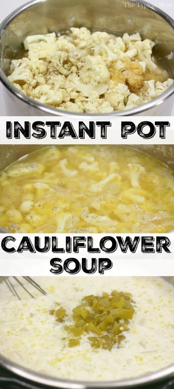 instant pot cauliflower soup 2