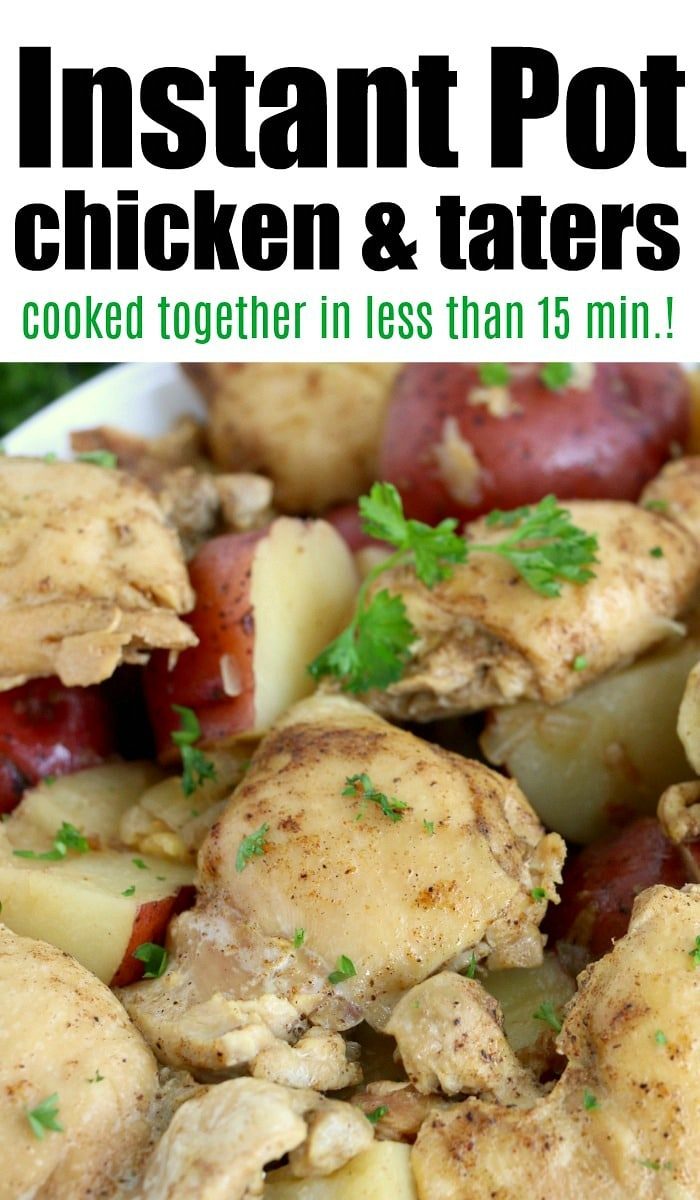 Instant Pot Chicken and Potatoes