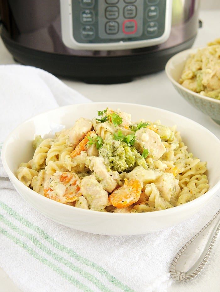 pressure cooker chicken and noodles