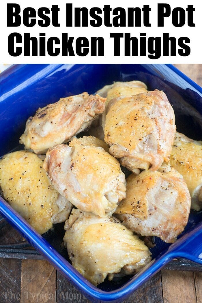 instant pot chicken thighs