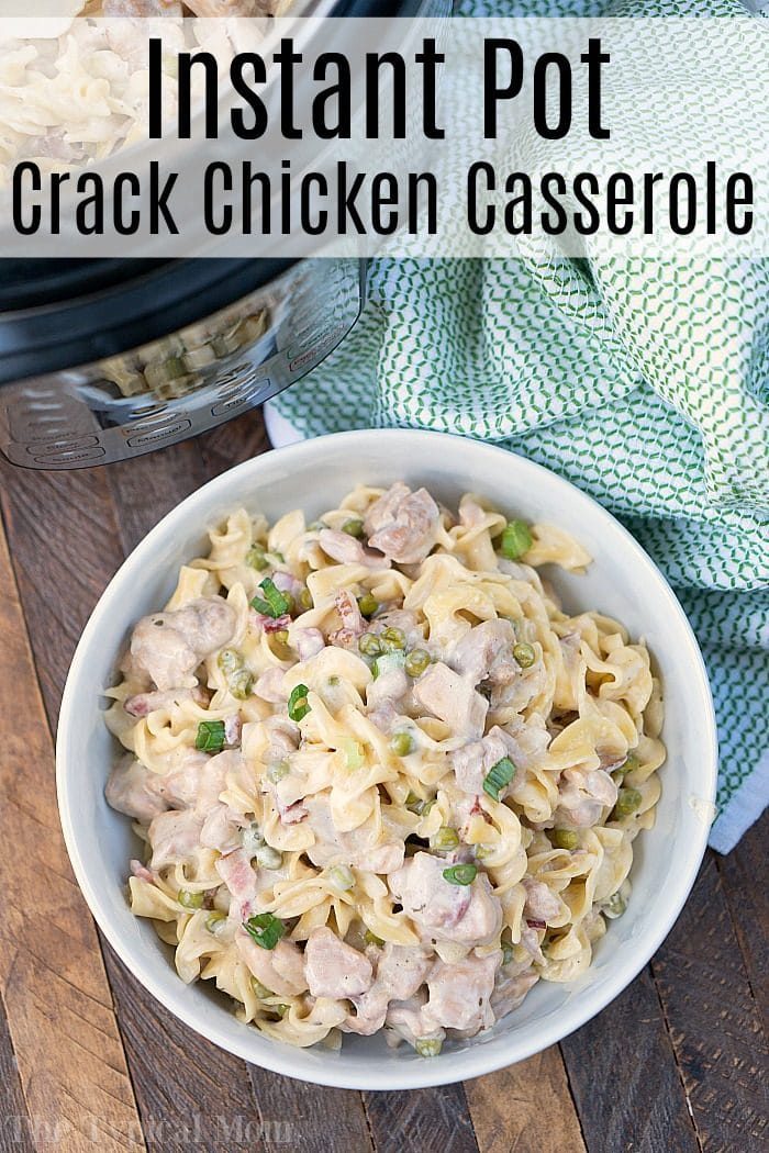 crack chicken pasta instant pot