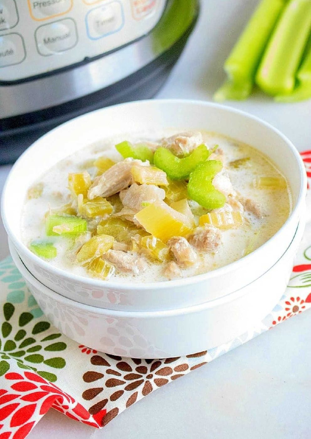 Instant Pot Cream of Celery Soup