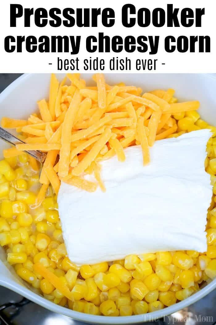 pressure cooker creamed corn