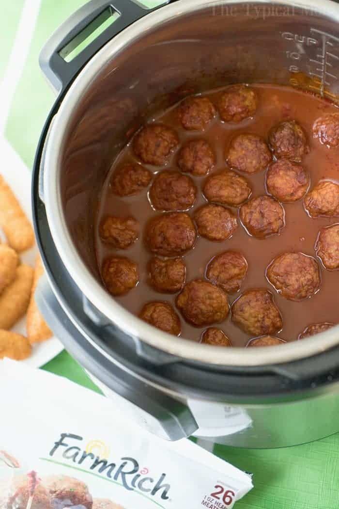 instant pot barbecue meatballs