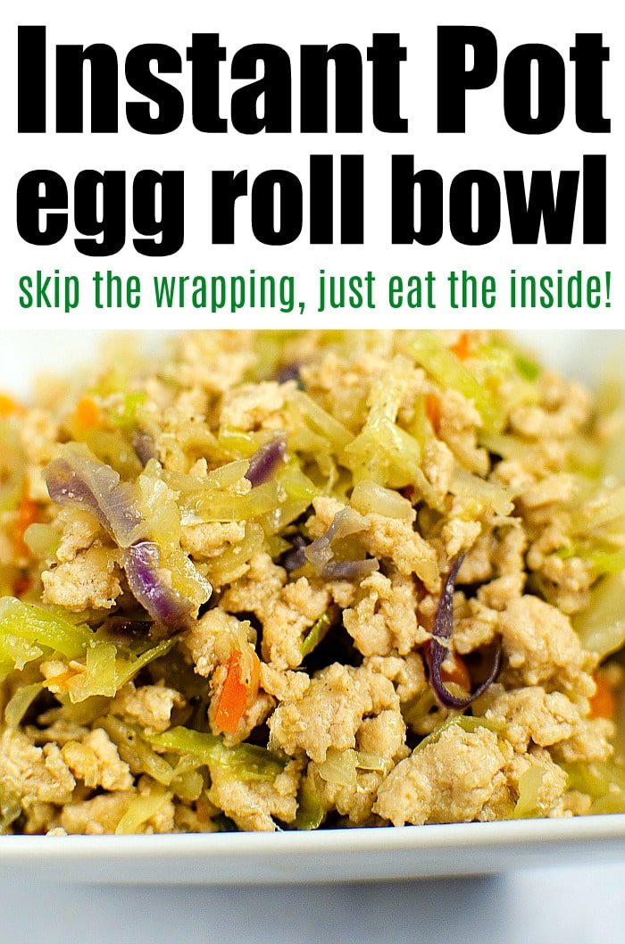 instant pot egg roll bowl