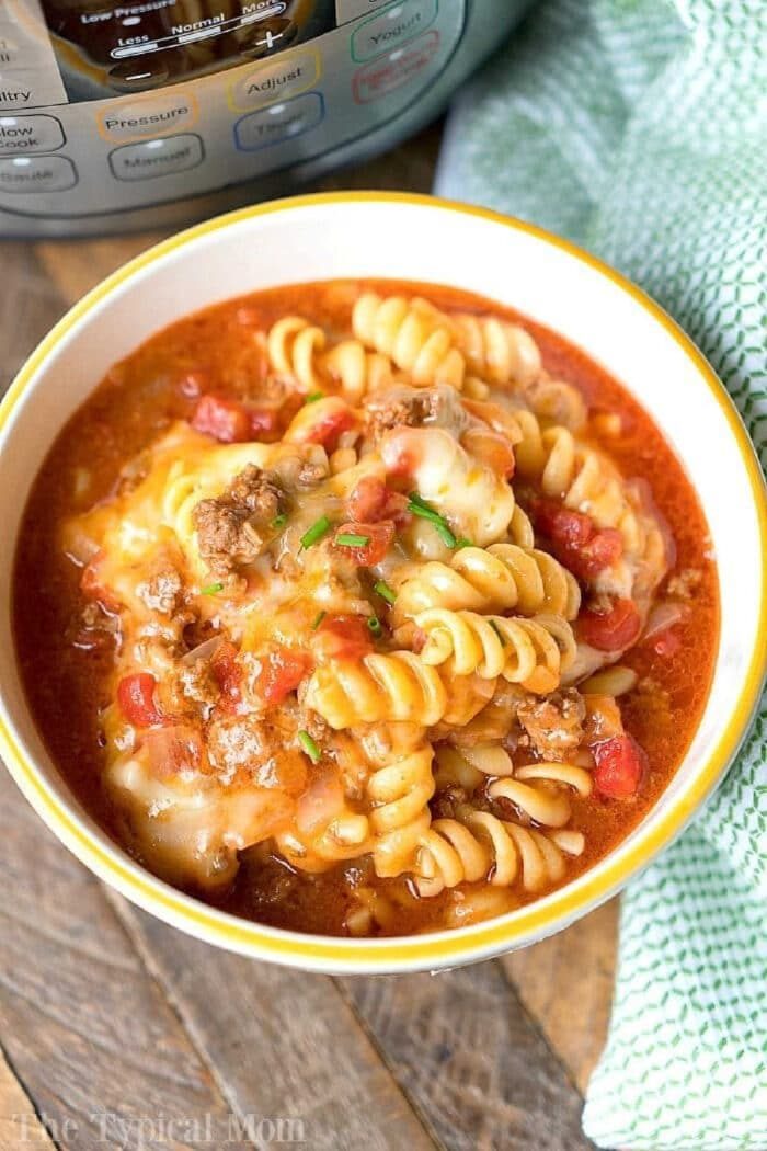 instant pot cheese enchilada casserole