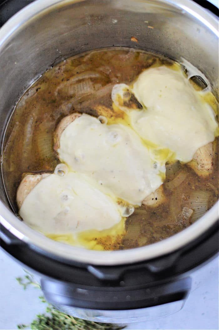 ninja foodi French Onion Chicken