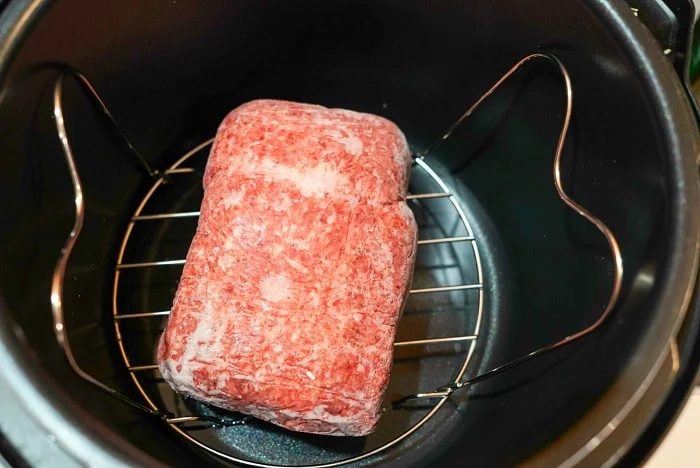 Frozen Ground Beef in instant pot