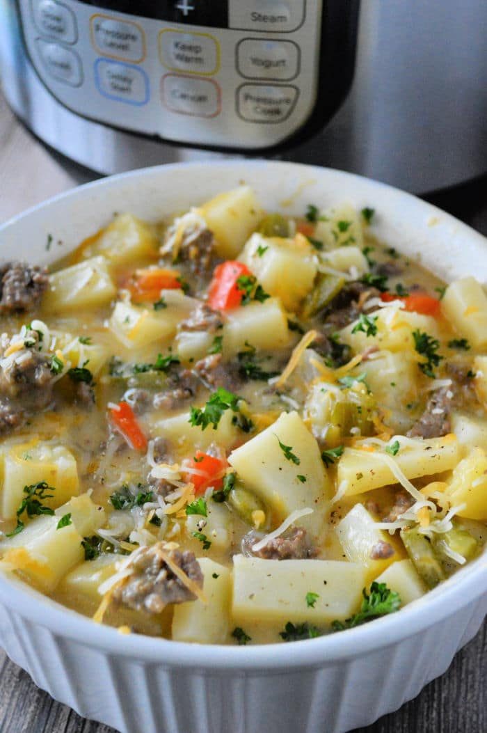 Instant Pot Ground Beef and Potatoes