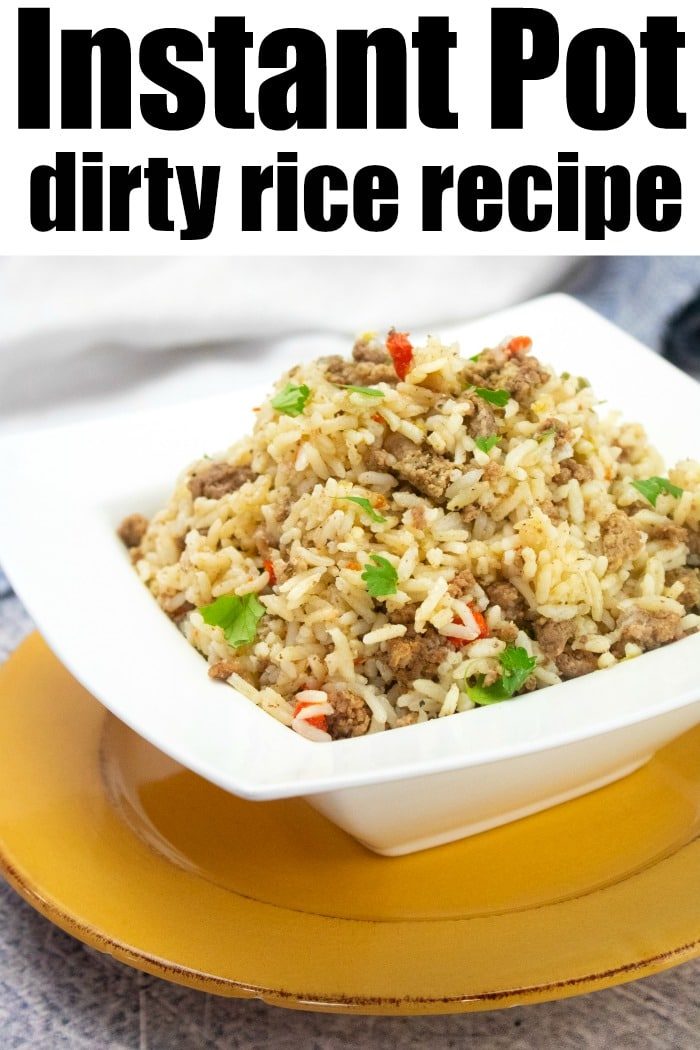 instant pot dirty rice
