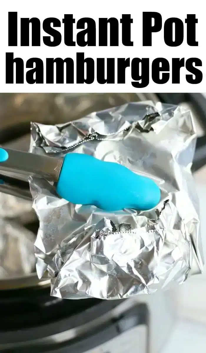 InstaPot hamburgers