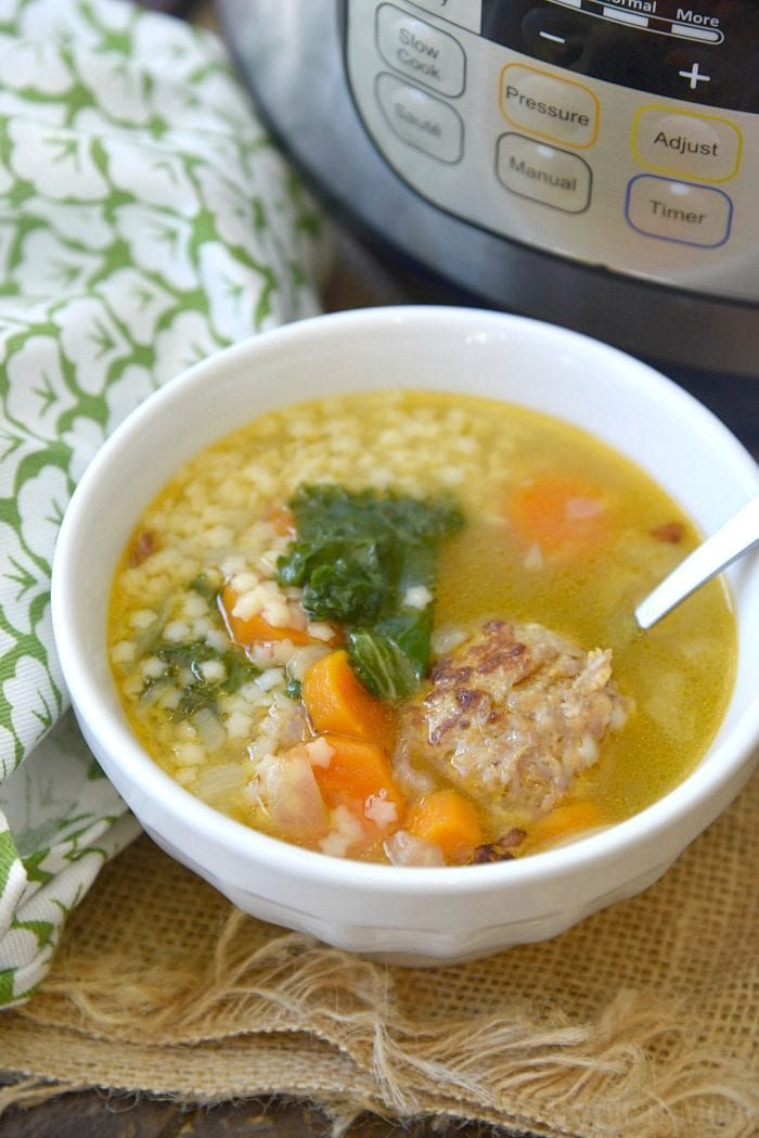 instant pot italian wedding soup 2