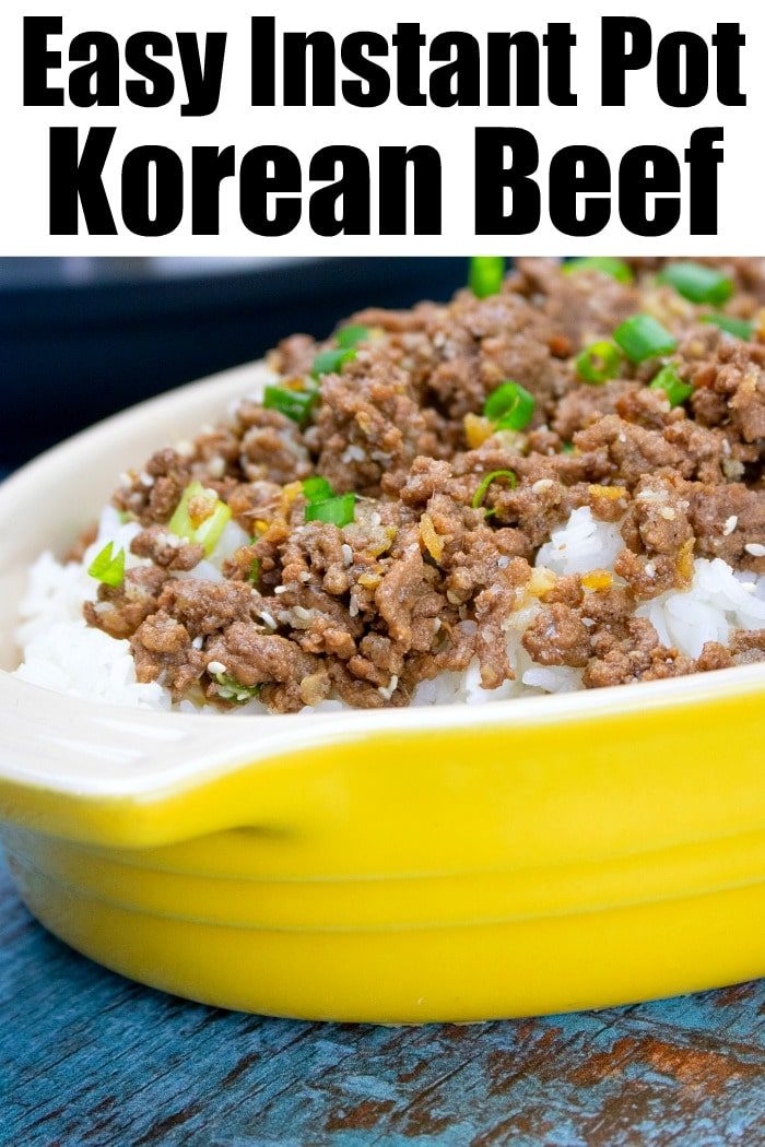 instant pot korean beef