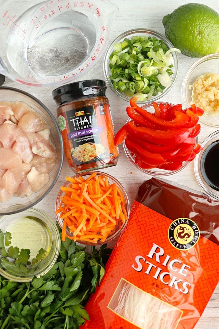 Pad Thai ingredients