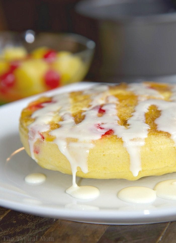 pressure cooker pineapple upside down cake