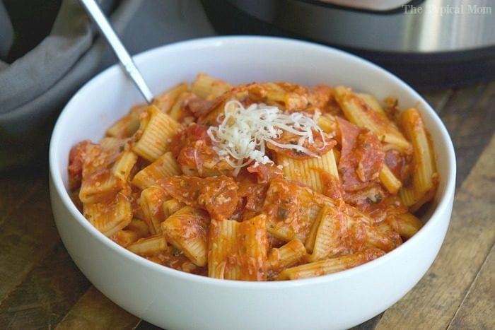 instant pot pizza pasta