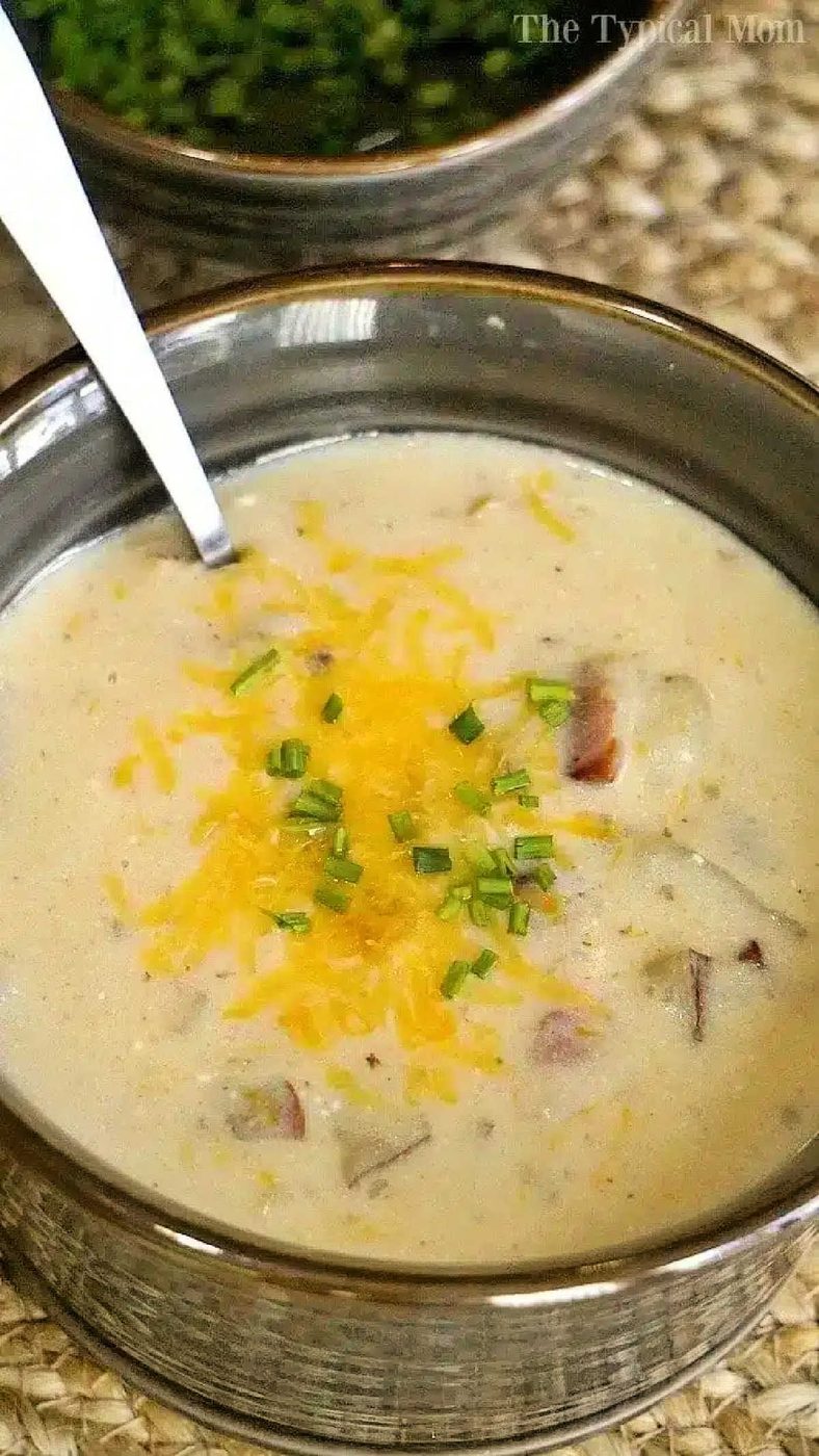 Instant Pot Potato Cheese Soup