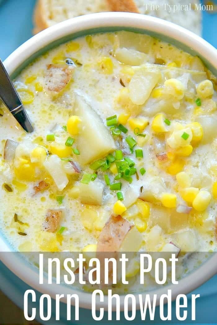 instant pot corn chowder
