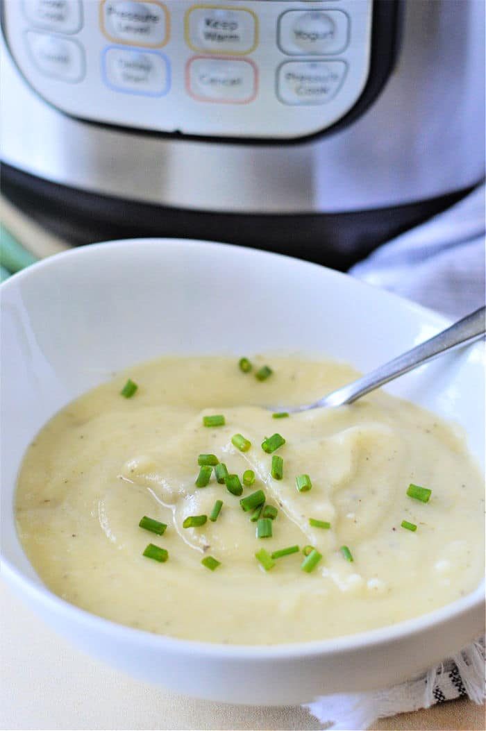 Ninja Foodi Potato Leek Soup