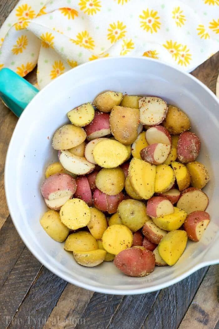 pressure cooker diced Potatoes