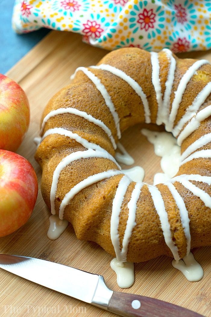 instant pot pumpkin apple cake 2
