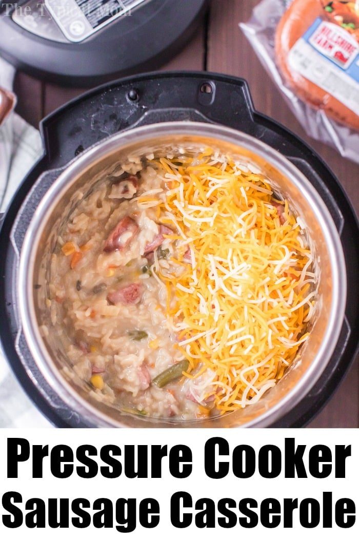 instant pot sausage casserole