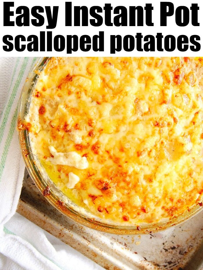 instant pot scalloped potatoes