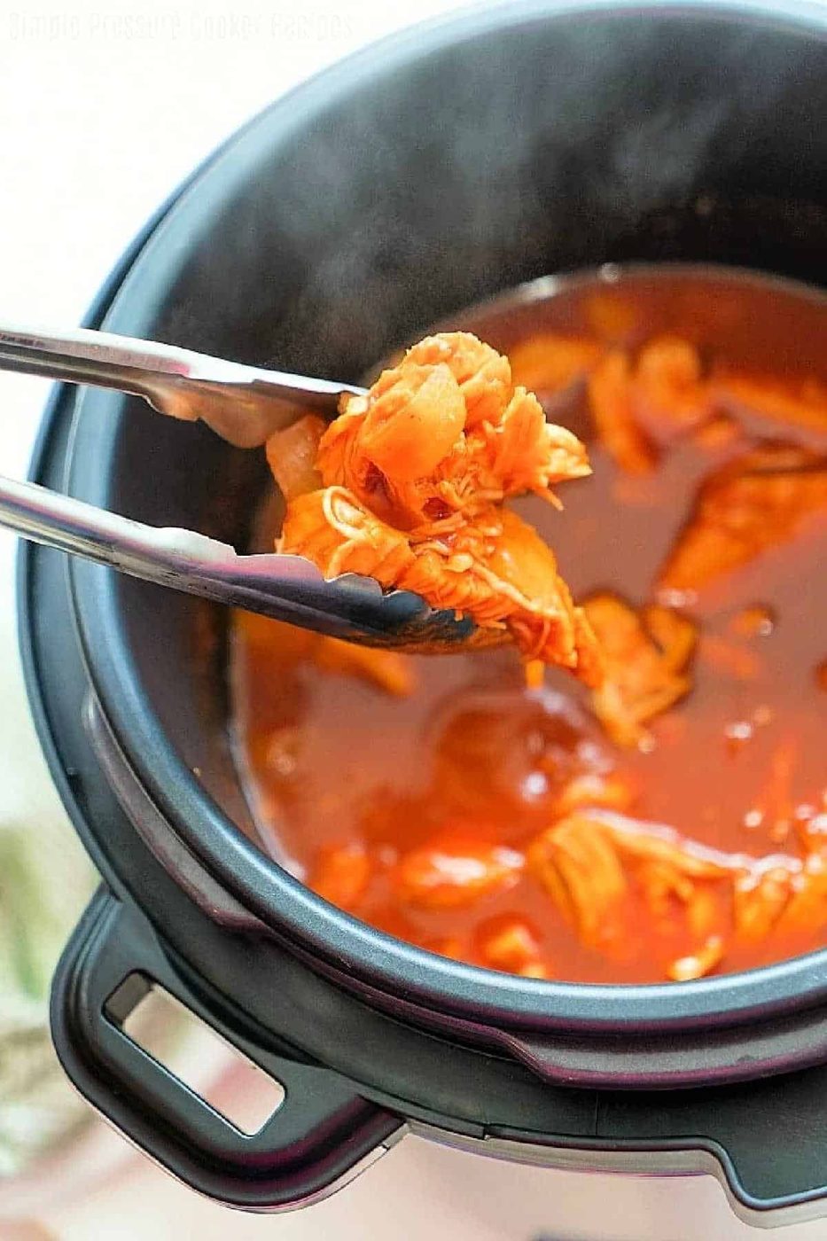 BBQ Instant Pot Shredded Chicken