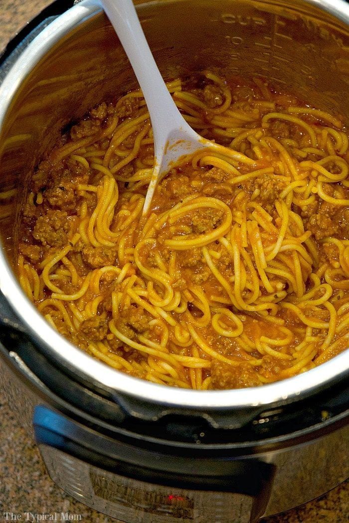 instapot spaghetti