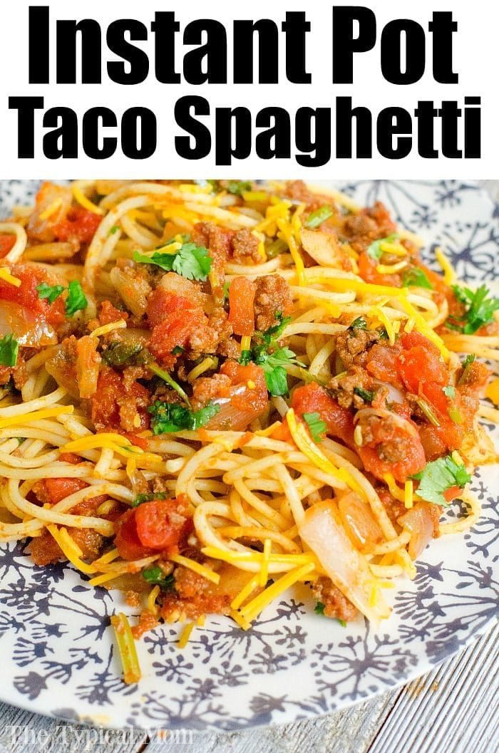 instant pot spaghetti