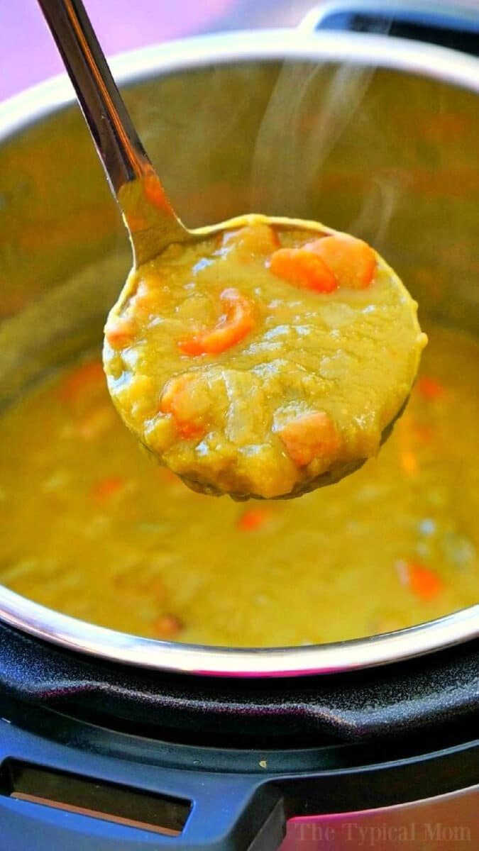 Instant Pot Split Pea Soup with Ham