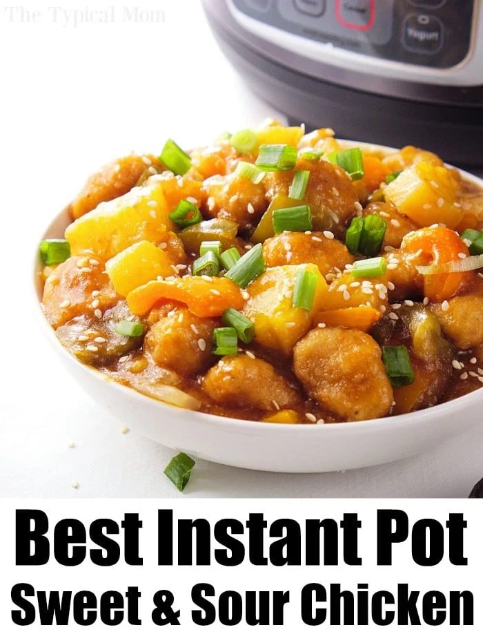 Instant Pot Sweet and Sour Chicken