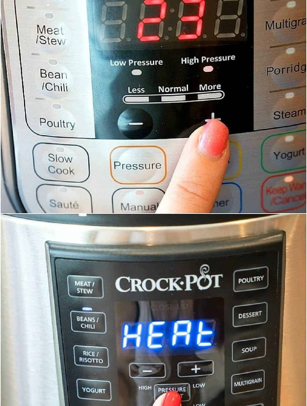 Instant Pot vs Crock Pot Express