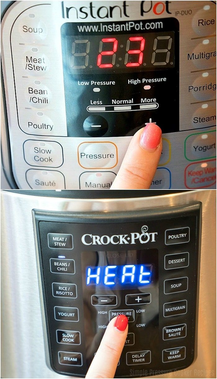 Instant Pot vs Crock Pot Express 4