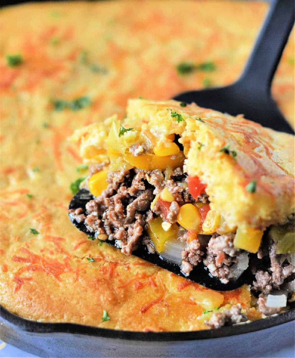 Cornbread Jiffy Tamale Pie