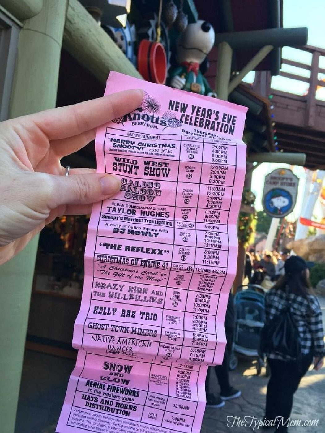 Knott's Berry Farm New Year's Eve