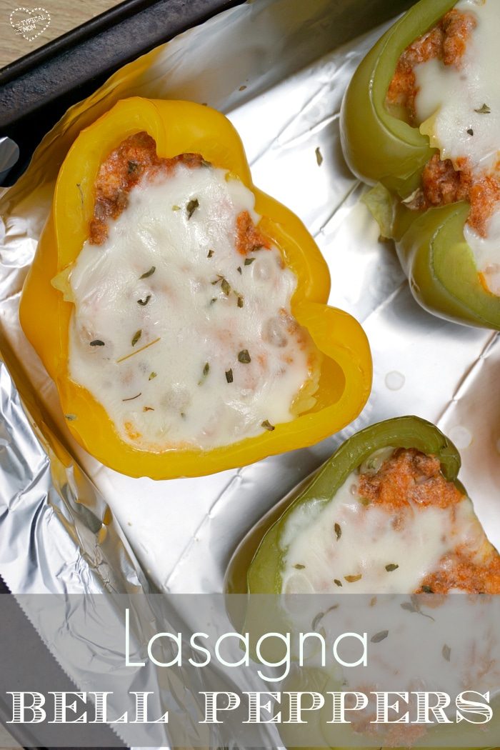 Lasagna Stuffed Bell Peppers
