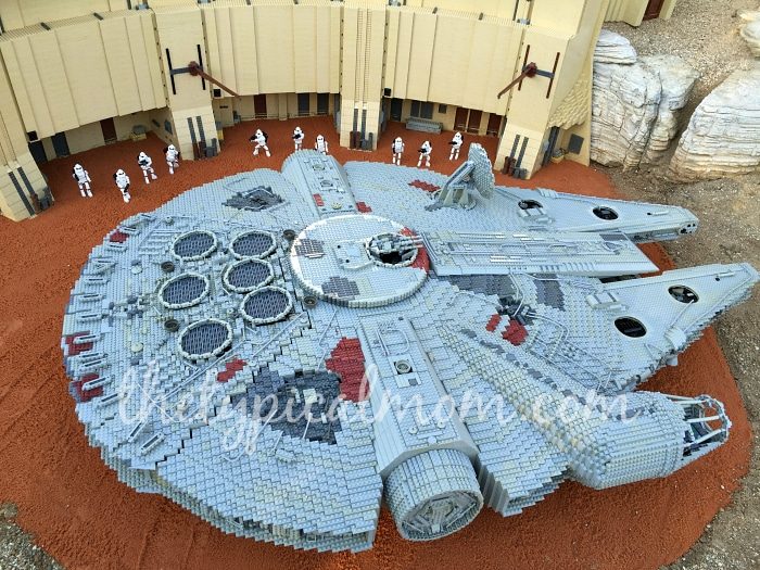 Lego Star Wars models.