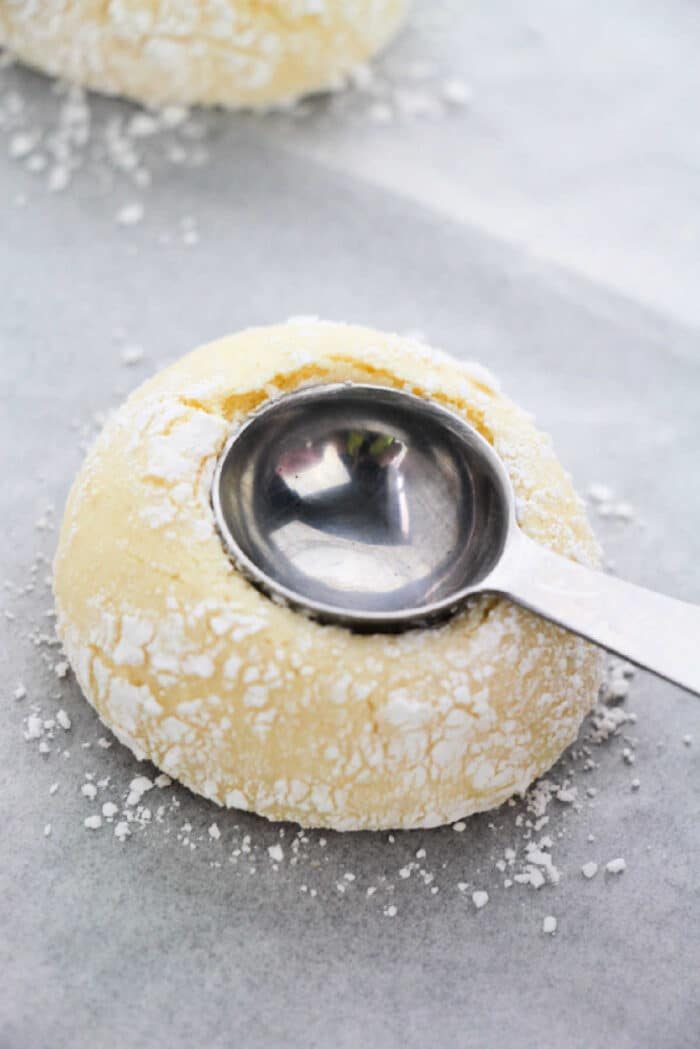 Cake Mix Thumbprint Cookies