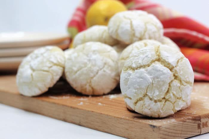 Lemon Crinkle Cookies