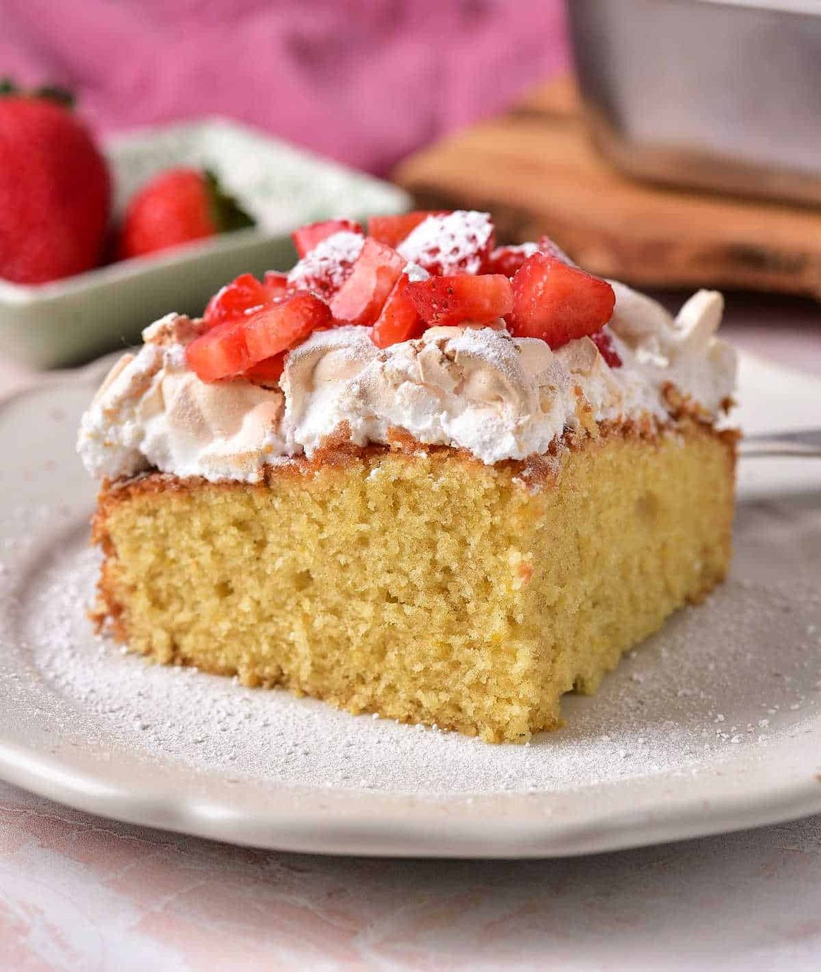 Lemon Meringue Strawberry Shortcake