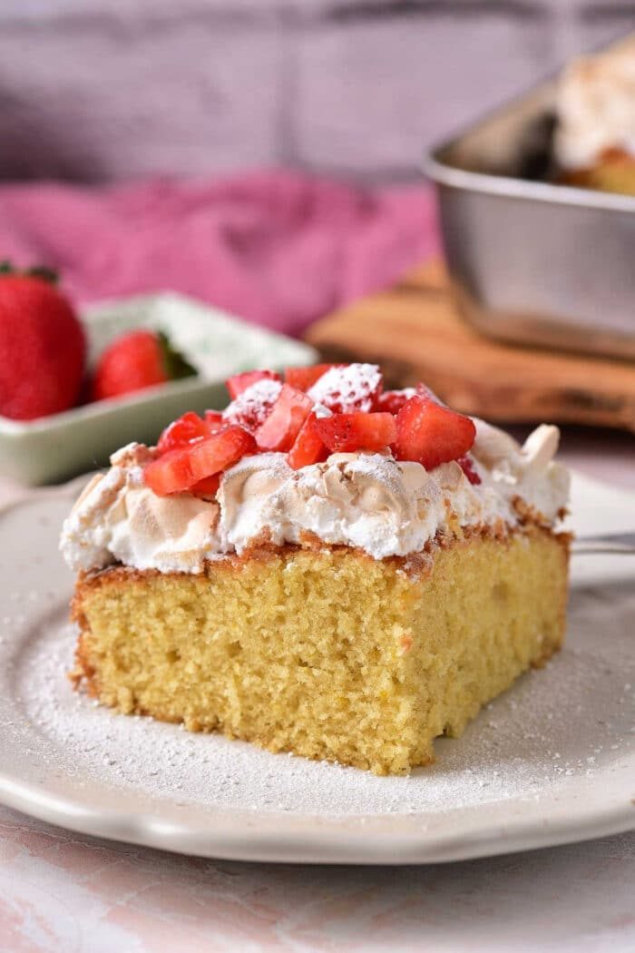 Strawberry Shortcake with Meringue