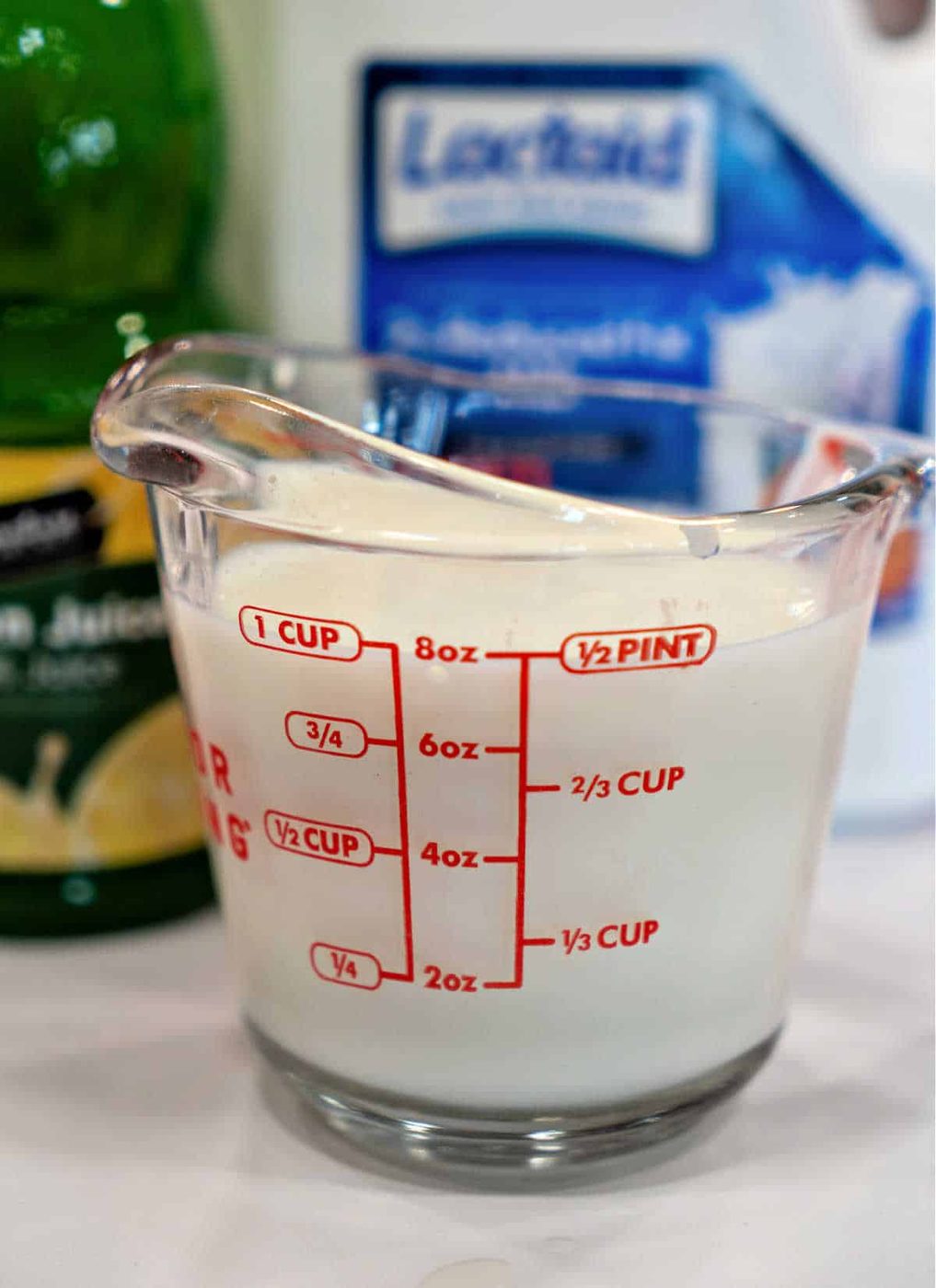 Buttermilk with Lemon Juice and Milk