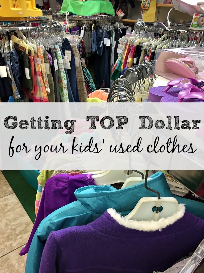 Resale shops for kids are great places to save money and find name brand clothing!