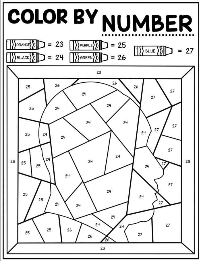 Martin Luther King Jr Coloring Page