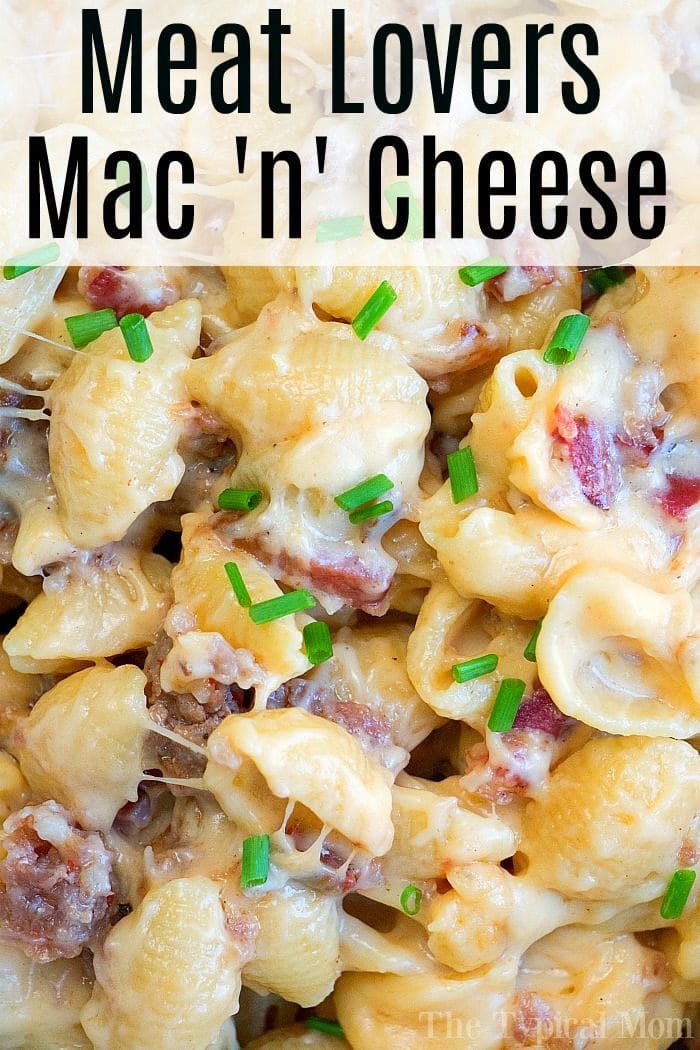 Meat Lovers Pressure Cooker Mac and Cheese