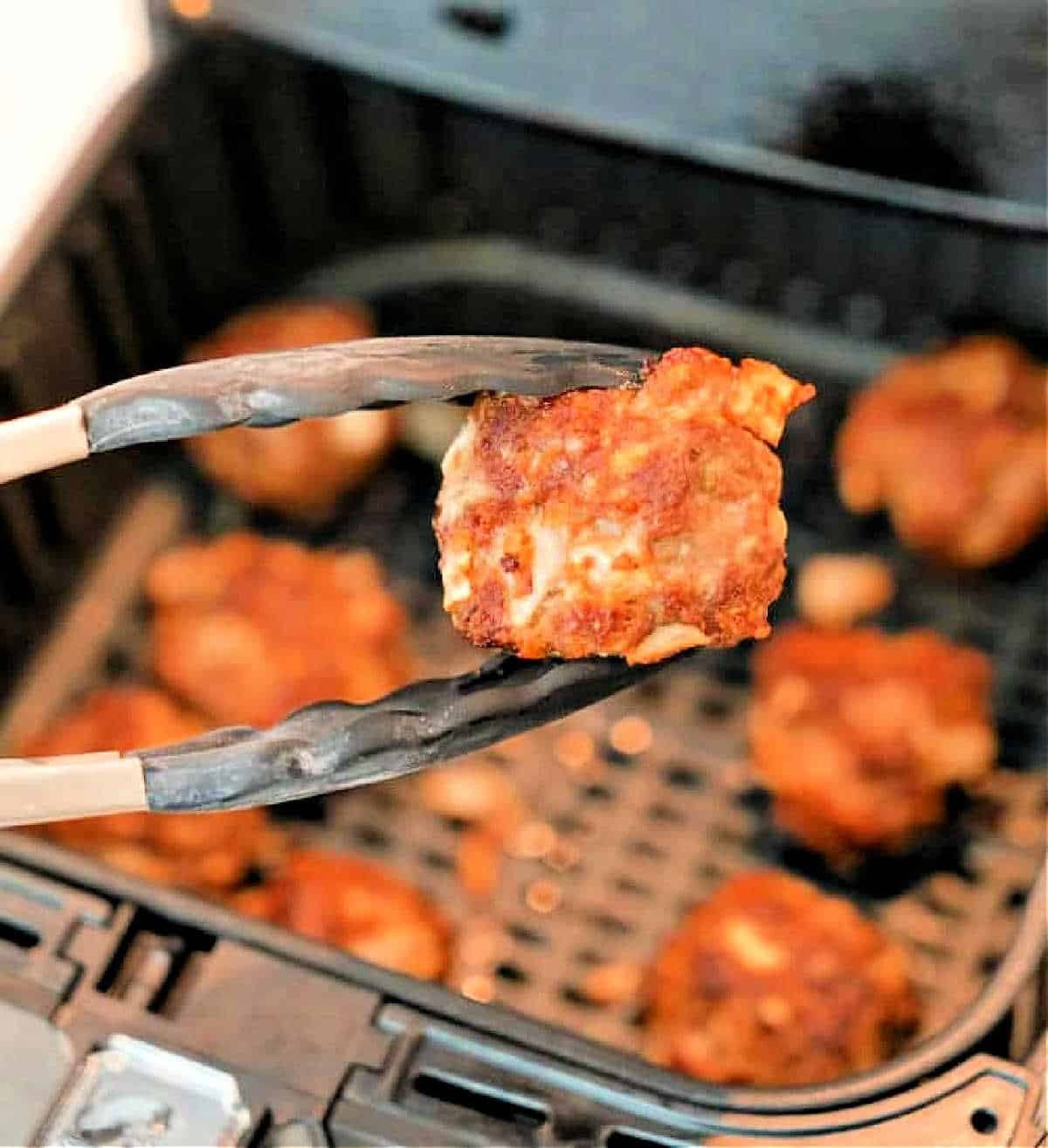 Homemade Meatballs in Air Fryer