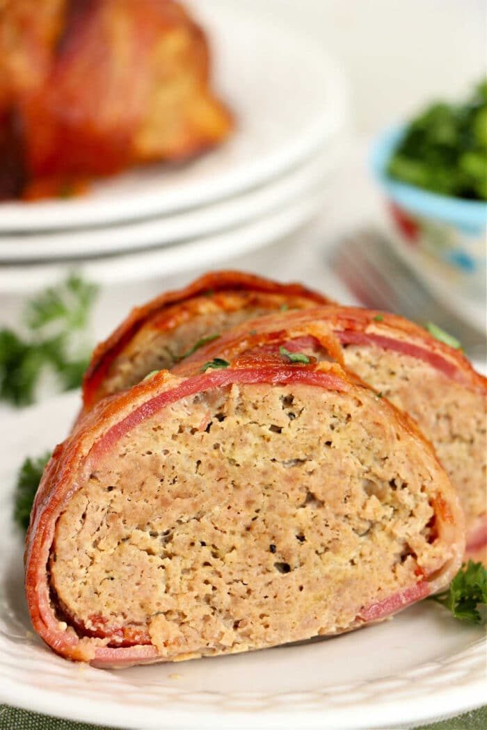 Meatloaf Wrapped Bacon